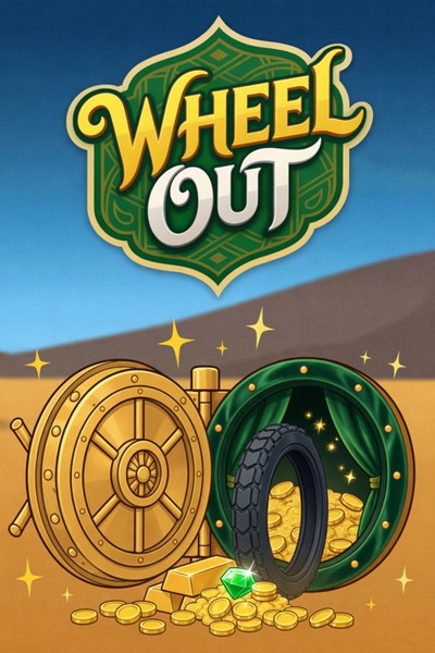 Hjulmotivet på omslaget til Wheel Out